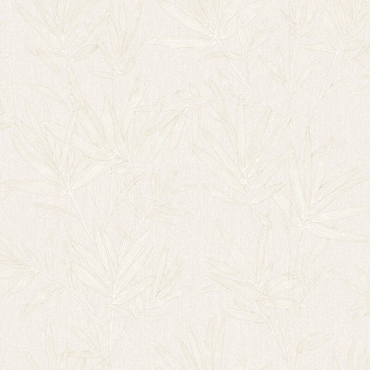 Botanical Leaves Wallpaper - Stone - SK Filson - FI2201 - Premier Wallcovering