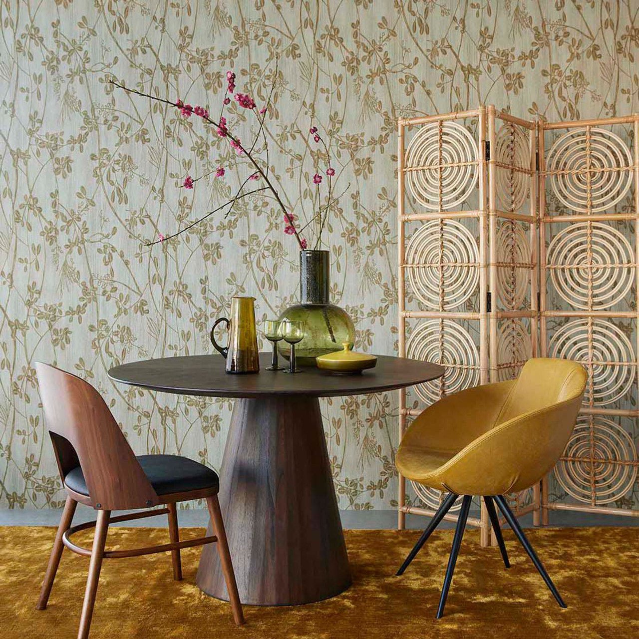 Botanical Trail Emerald Wallpaper - Green - Eijffinger - 333401 - Premier Wallcovering