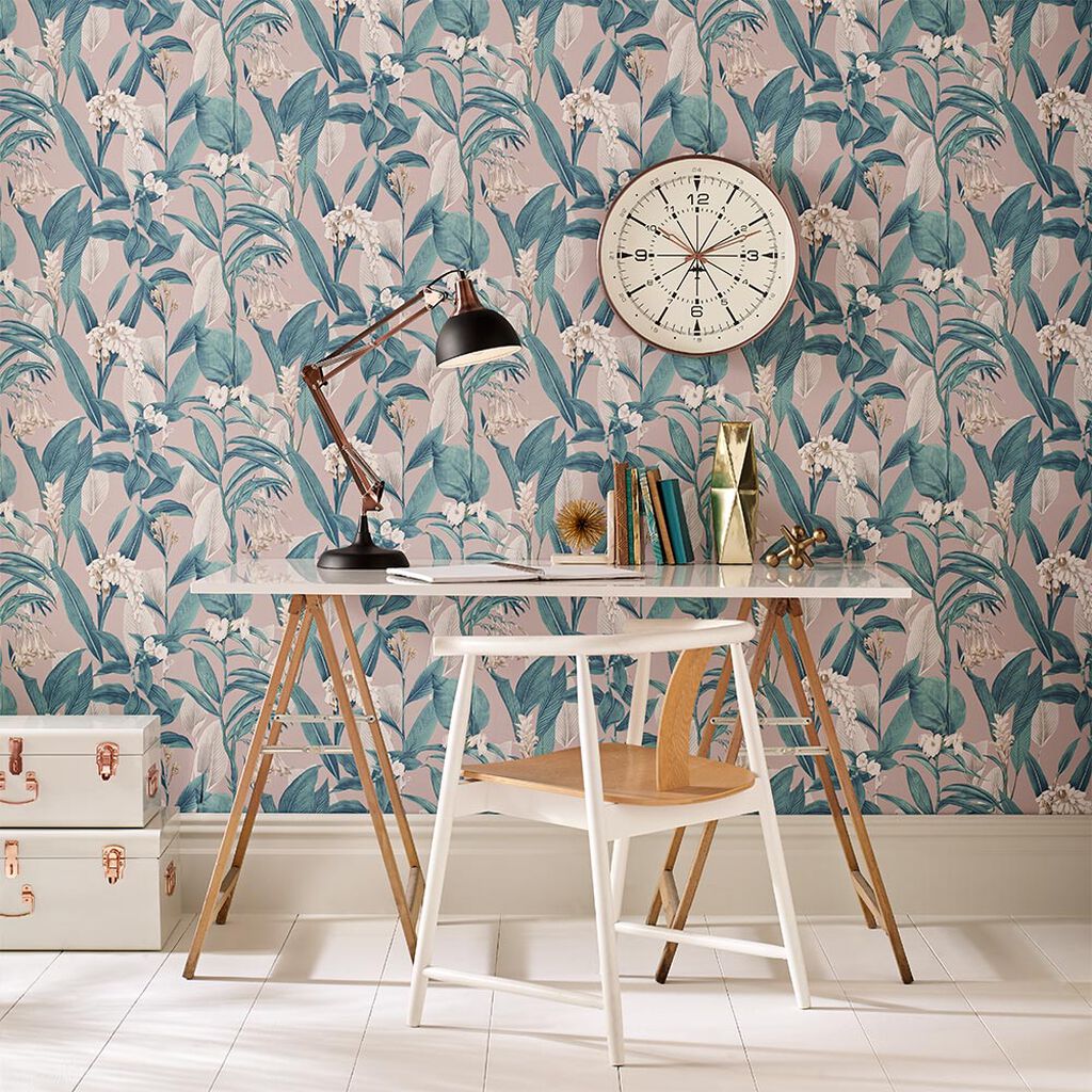 Botanical Wallpaper - Dusk - Graham & Brown - 103802 - Premier Wallcovering