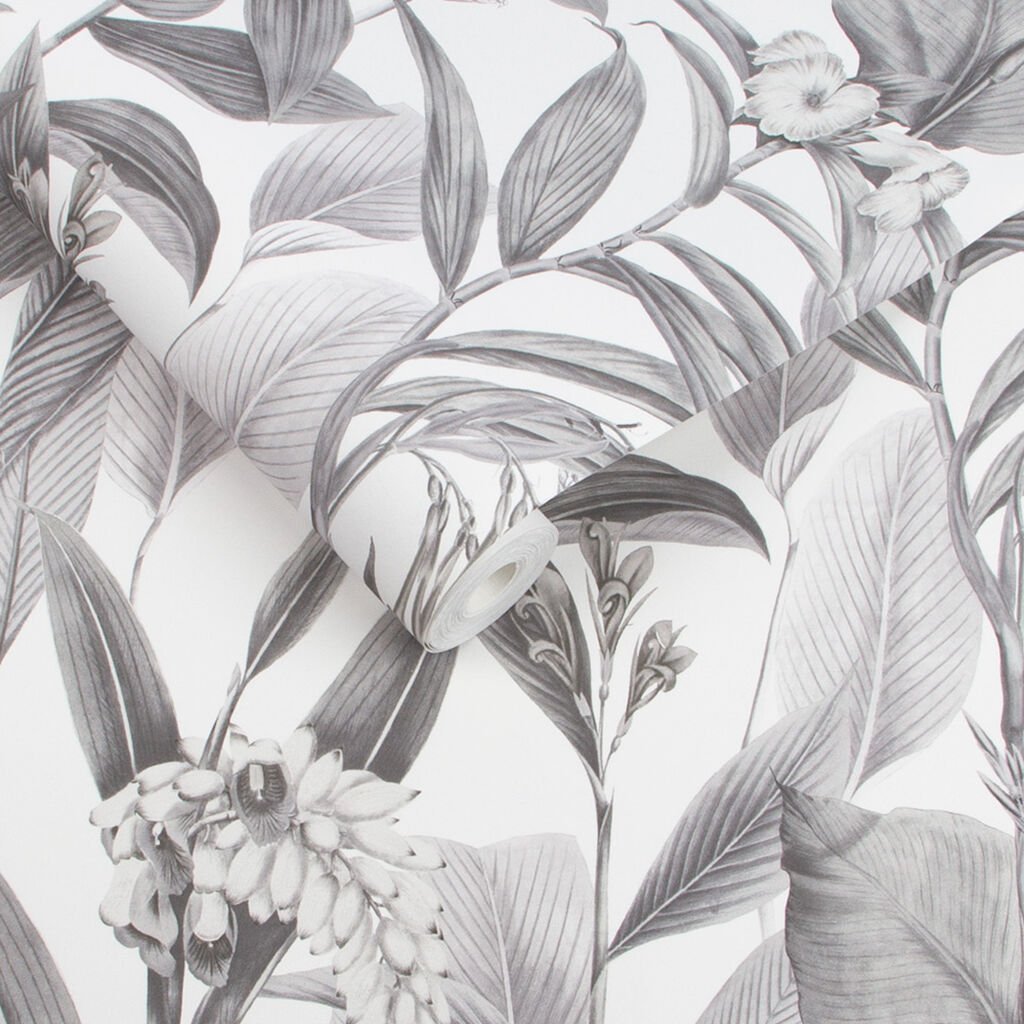 Botanical Wallpaper - Shadow - Graham & Brown - 103801 - Premier Wallcovering