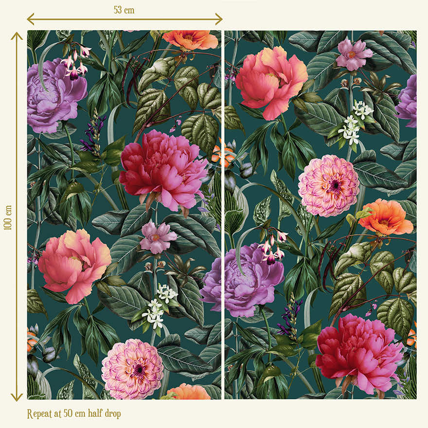Botanicus Wallpaper - Aqua - Holden Décor - 99429 - Premier Wallcovering