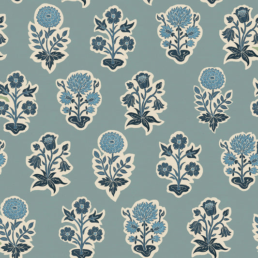 Botany Wallpaper - Cerulean - Wear The Walls - BOCB8076U52 - Premier Wallcovering