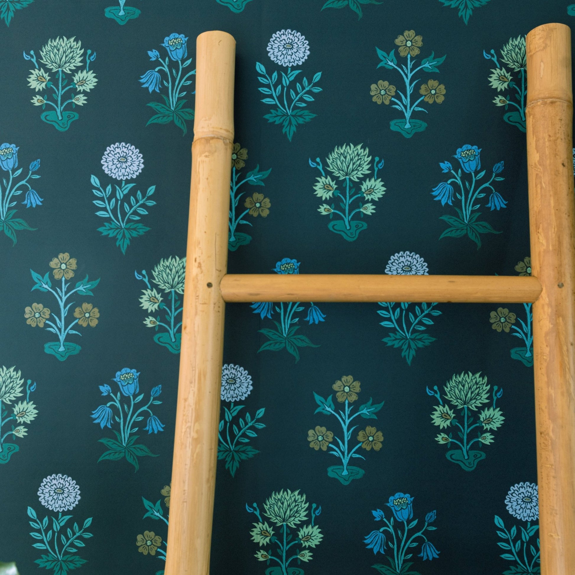 Botany Wallpaper - Midnight - Wear The Walls - BOMB8076U52 - Premier Wallcovering