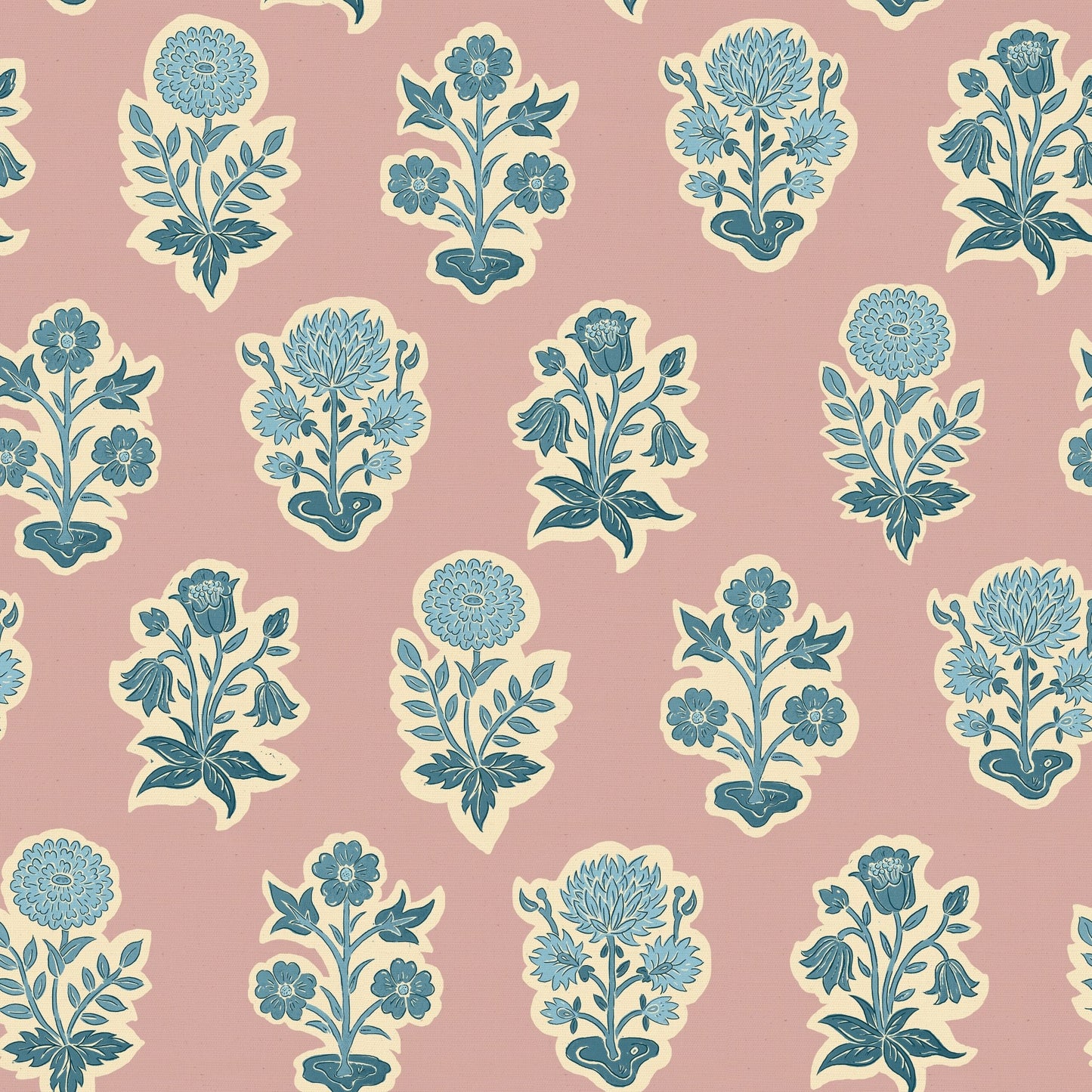 Botany Wallpaper - Dusty Pink - Wear The Walls - BODP8076U52 - Premier Wallcovering