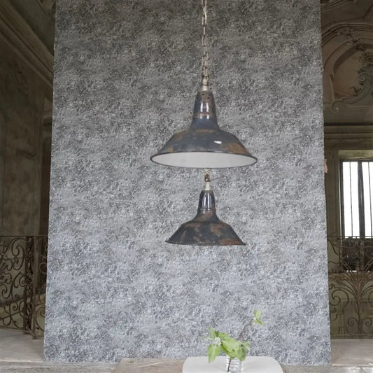 Botticino Wallpaper - Pewter - PDG640/03 - Designers Guild - Premier Wallcovering