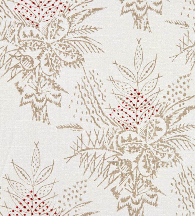 Bouquet Fabric - Natural - Christopher Farr Cloth - CF140 - 03 - Premier Wallcovering