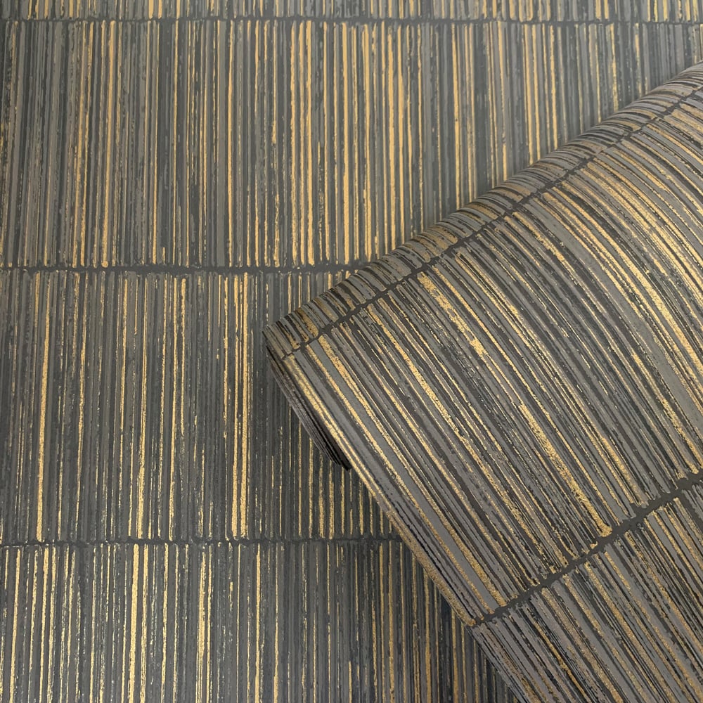 Boutique Bamboo Wallpaper - Bronze Brown - Galerie - SP-JA3007 - Premier Wallcovering