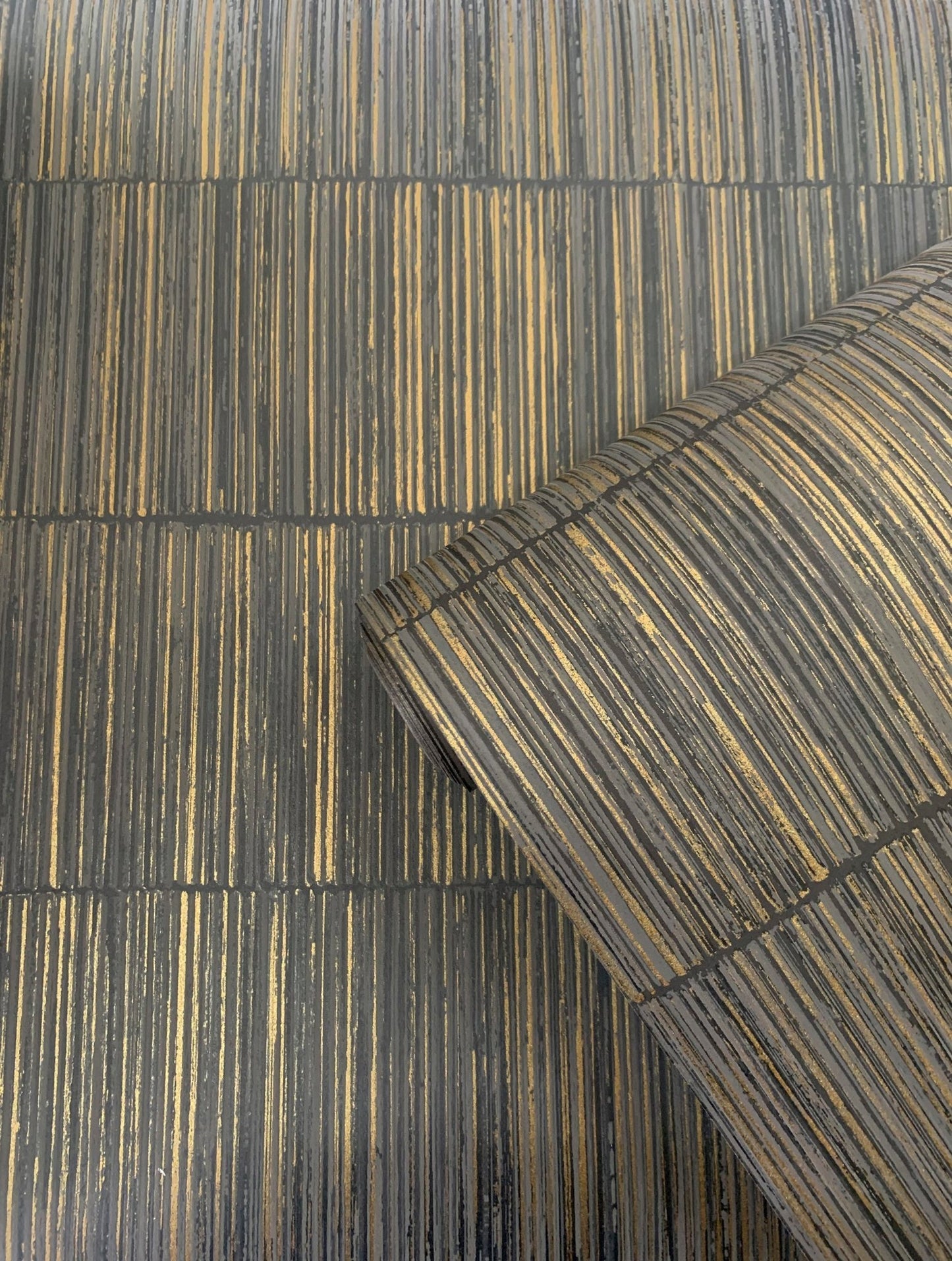 Boutique Bamboo Wallpaper - Bronze Brown - Galerie - SP - JA3007 - Premier Wallcovering