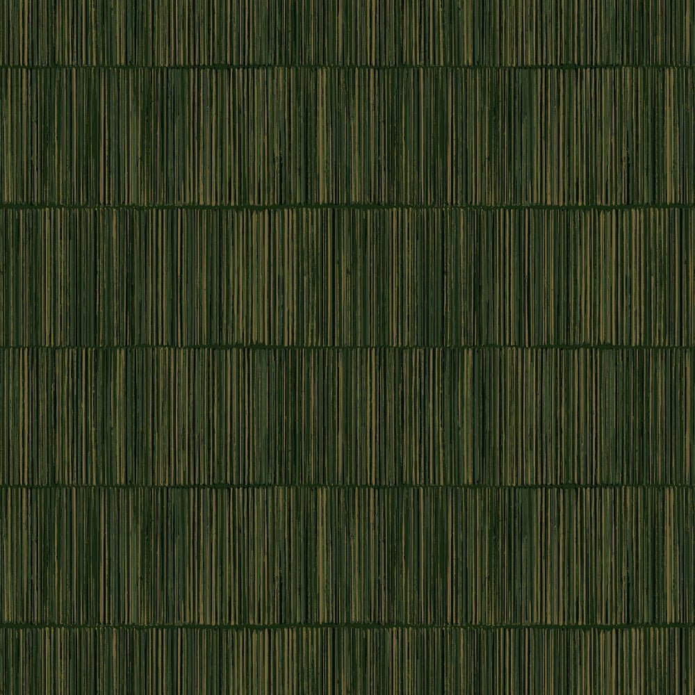 Boutique Bamboo Wallpaper - Green - Galerie - SP-JA3006 - Premier Wallcovering