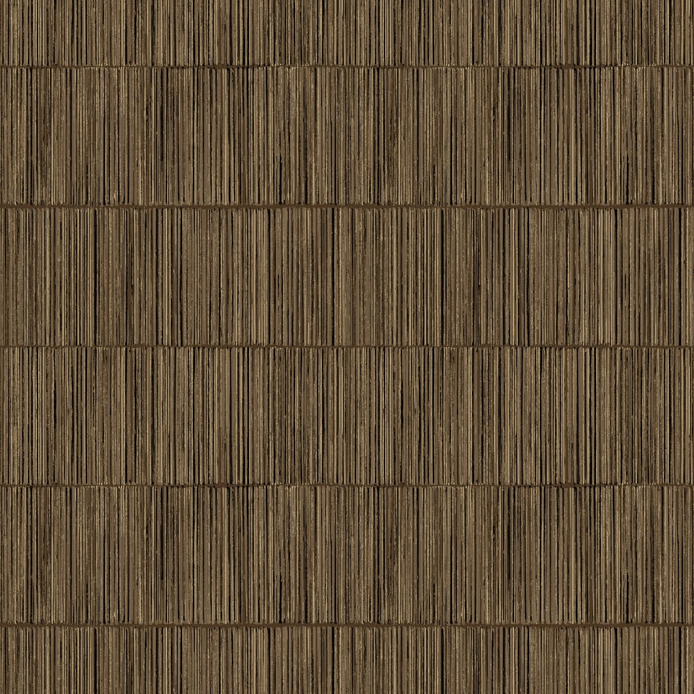 Boutique Bamboo Wallpaper - Sheen Bronze Brown - Galerie - SP-JA3005 - Premier Wallcovering