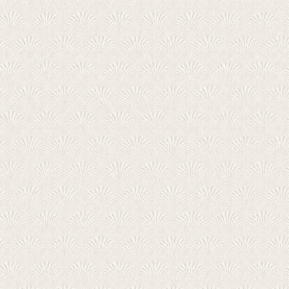 Boutique Fan Wallpaper - White - Galerie - F-AF7001 - Premier Wallcovering
