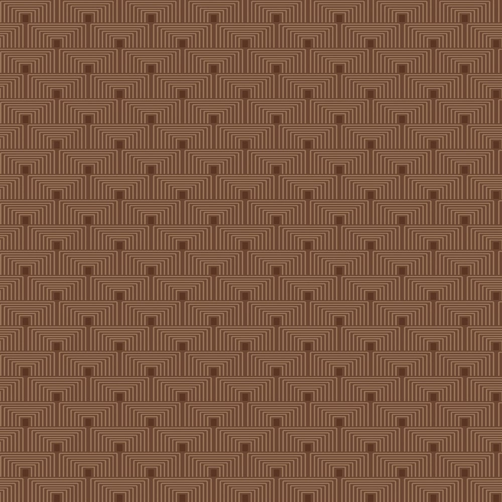 Boutique Geo Key Wallpaper - Orange - Galerie - F-PL3007 - Premier Wallcovering