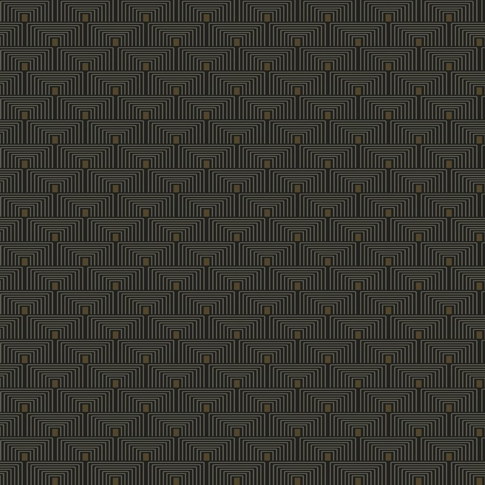 Boutique Geo Key Wallpaper - Black - Galerie - F-PL3006 - Premier Wallcovering