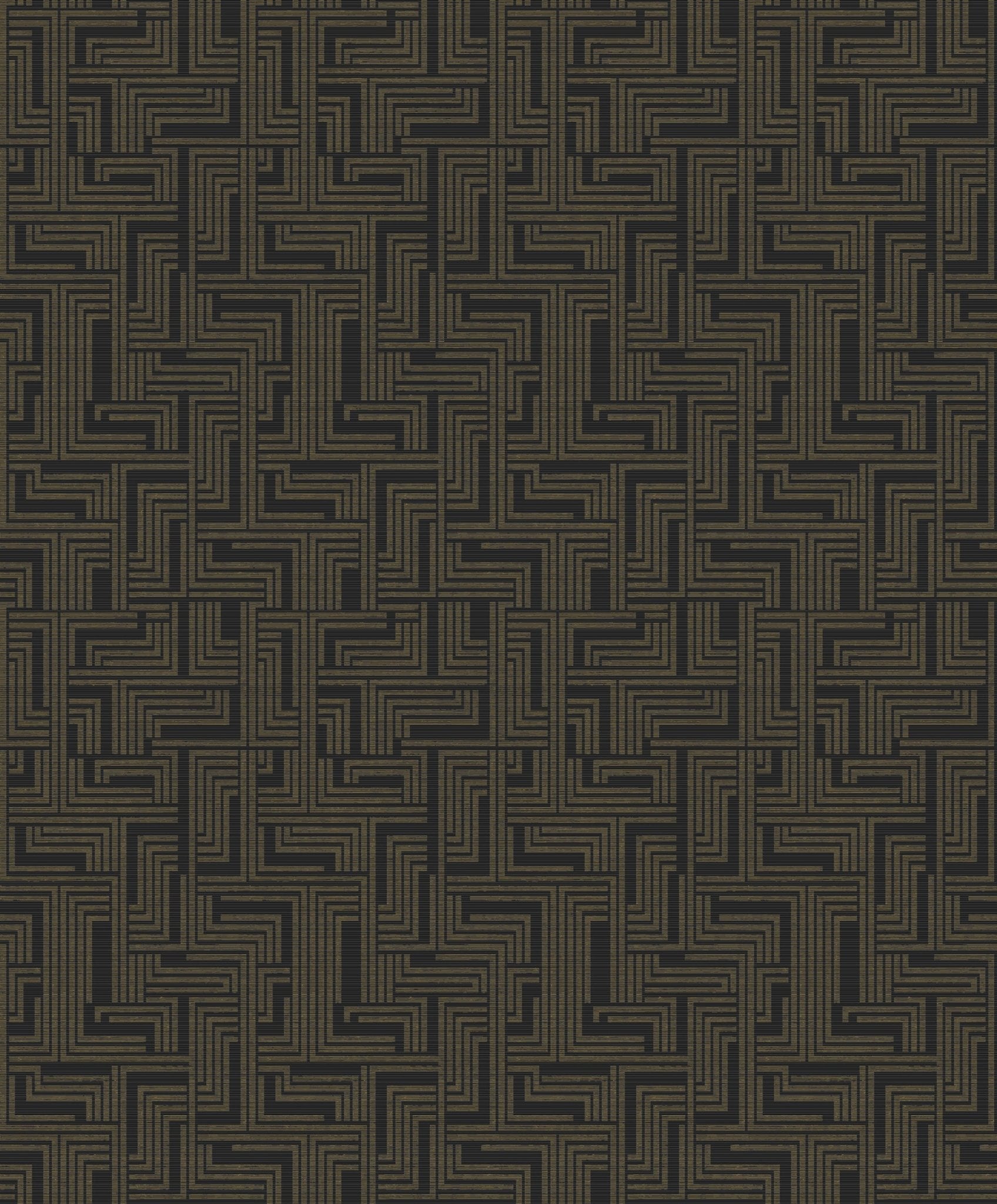 Boutique Geometric Wallpaper - Bronze Brown - Galerie - L - BD2007 - Premier Wallcovering