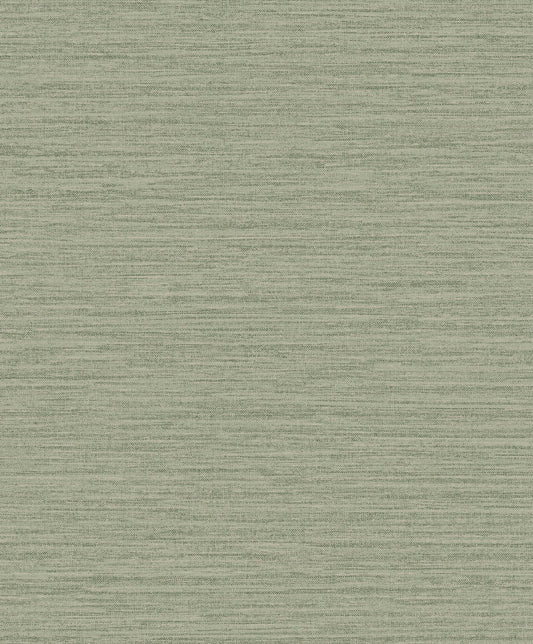 Boutique Horizontal Weave Wallpaper - Green - Galerie - F - FG6008 - Premier Wallcovering