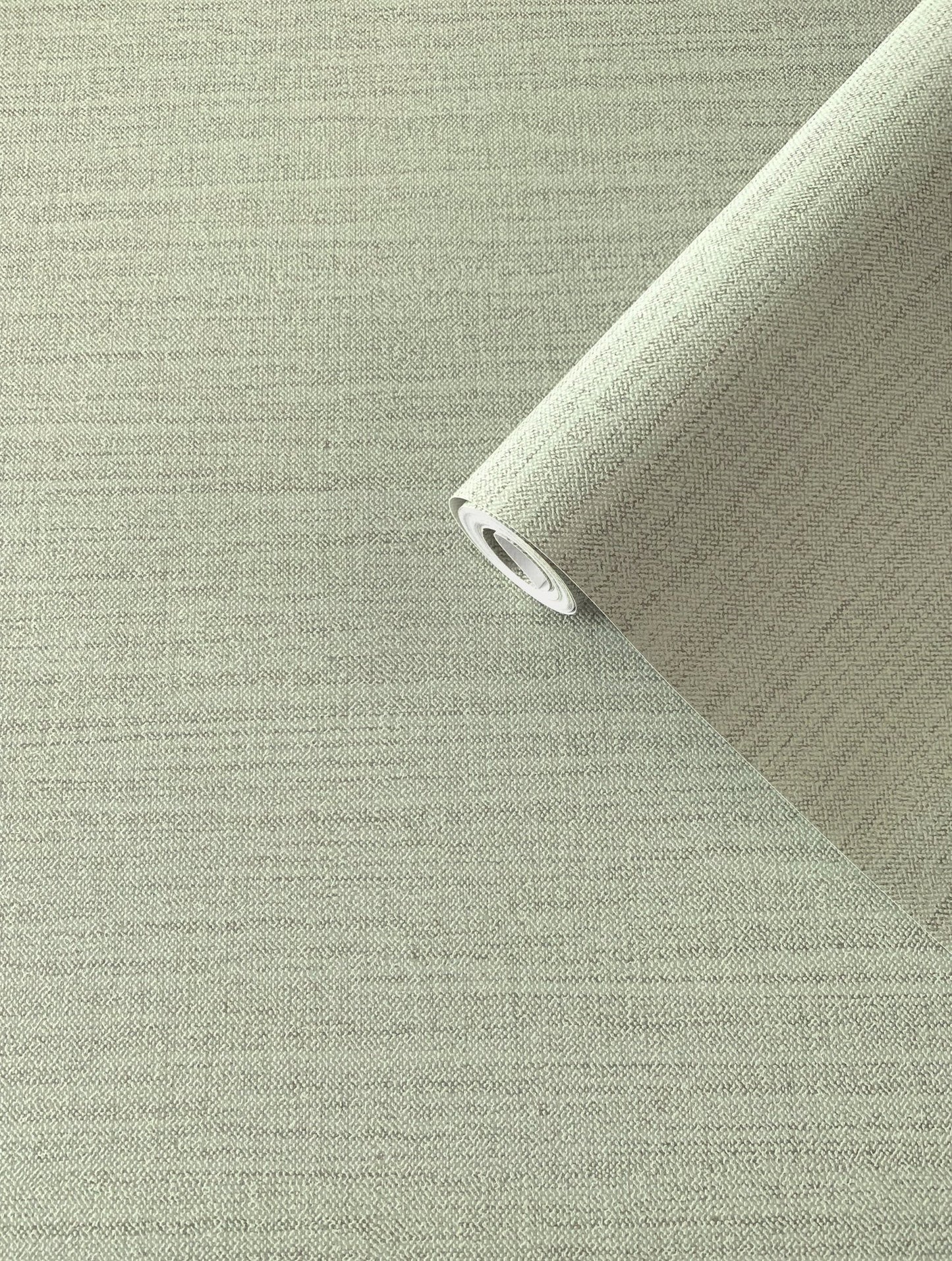 Boutique Horizontal Weave Wallpaper - Green - Galerie - F - FG6008 - Premier Wallcovering