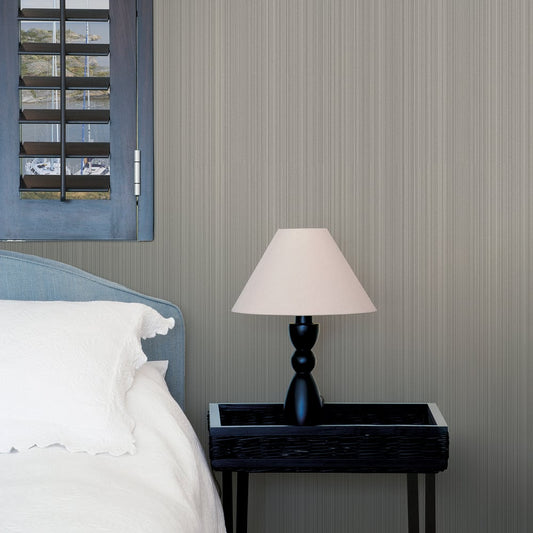 Boutique Textured Stripe Wallpaper - Bronze Brown - Galerie - SP-NA6006 - Premier Wallcovering