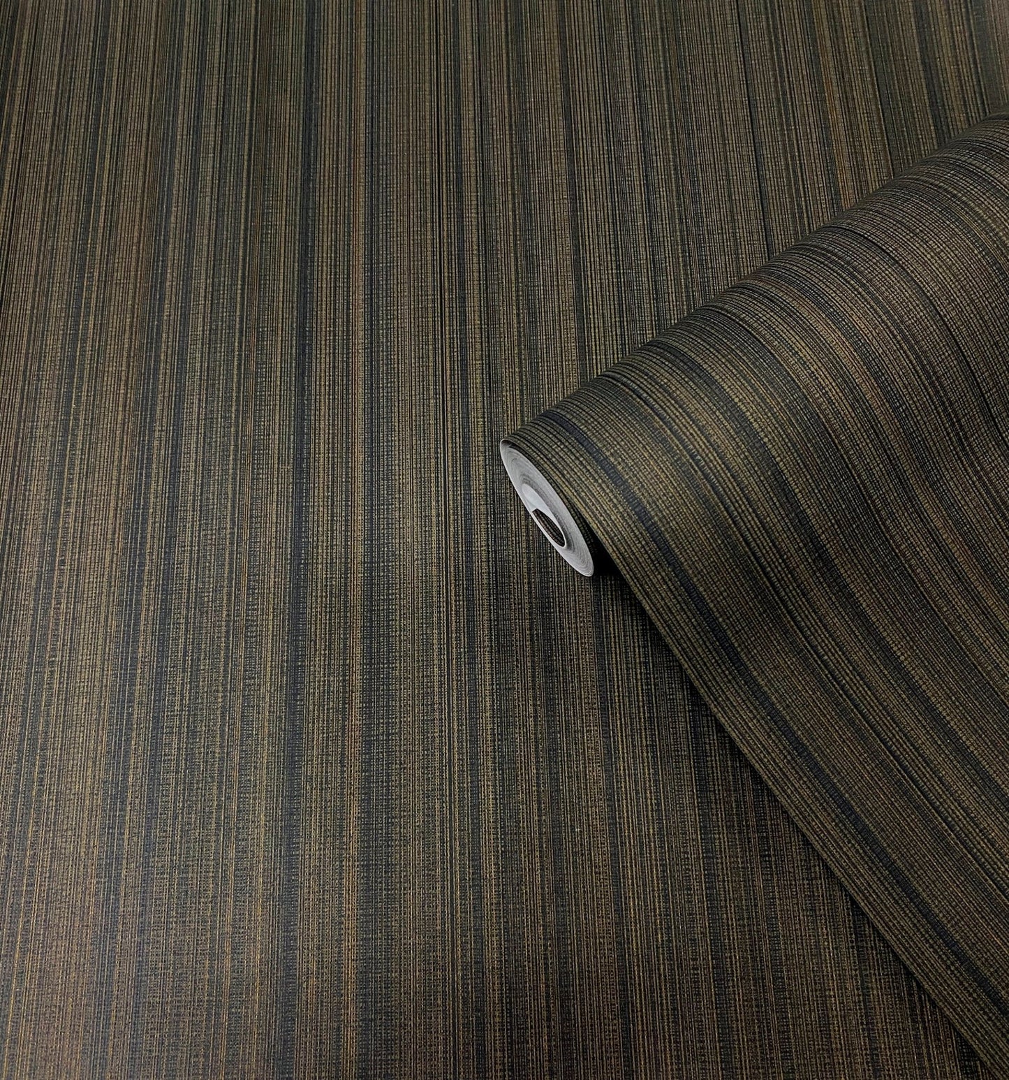 Boutique Textured Stripe Wallpaper - Black - Galerie - SP - NA6010 - Premier Wallcovering