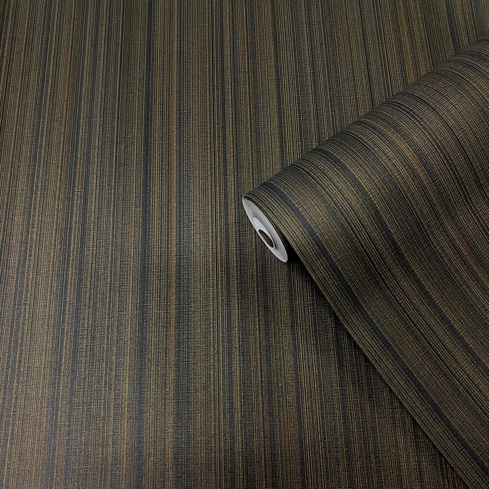 Boutique Textured Stripe Wallpaper - Black - Galerie - SP-NA6010 - Premier Wallcovering