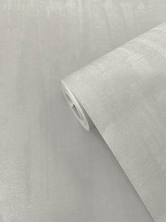 Boutique Tonal Plain Wallpaper - Silver Grey - Galerie - SP - SC5002 - Premier Wallcovering