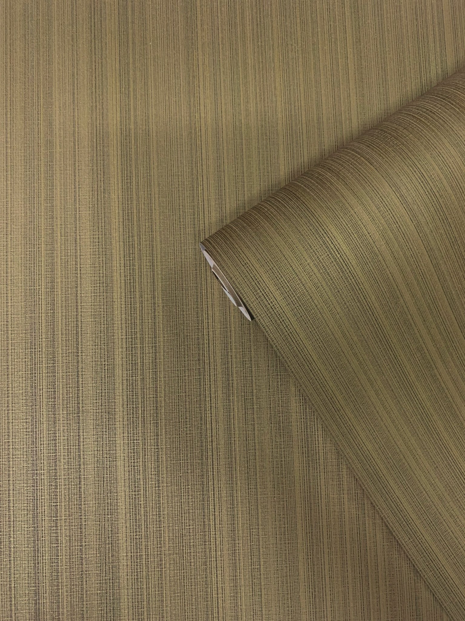 Boutique Vertical Stripe Wallpaper - Gold - Galerie - SP - NA6007 - Premier Wallcovering