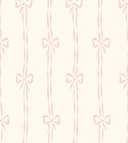 Bow Peep Wallpaper - Pink Cloud - Woodchip & Magnolia - WM - 481 - 02R - Premier Wallcovering