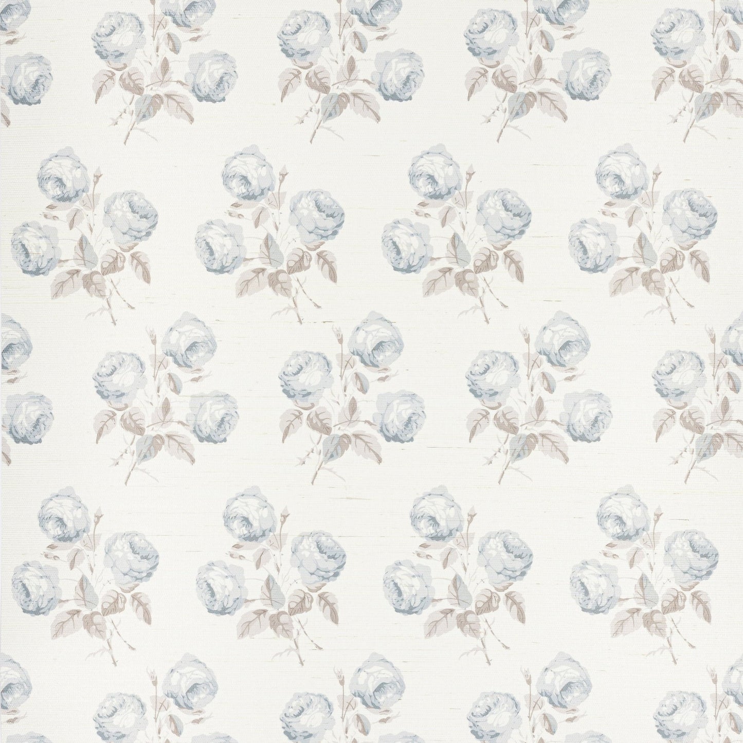 Bowood Sisal Wallpaper - Blue/Grey - Colefax & Fowler - W7028-01 - Premier Wallcovering