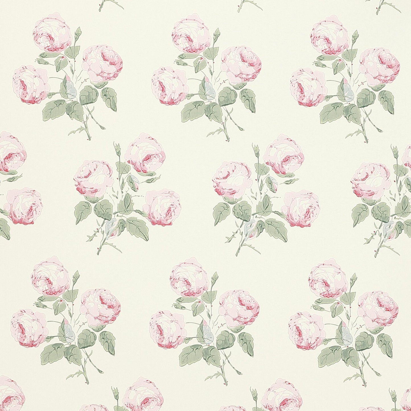 Bowood Wallpaper - Pink/Leaf - Colefax & Fowler - 07401/07 - Premier Wallcovering