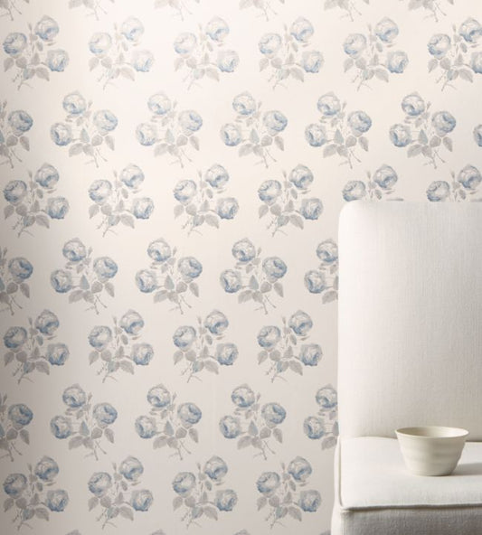 Bowood Wallpaper - Pink/Leaf - Colefax & Fowler - 07401/07 - Premier Wallcovering