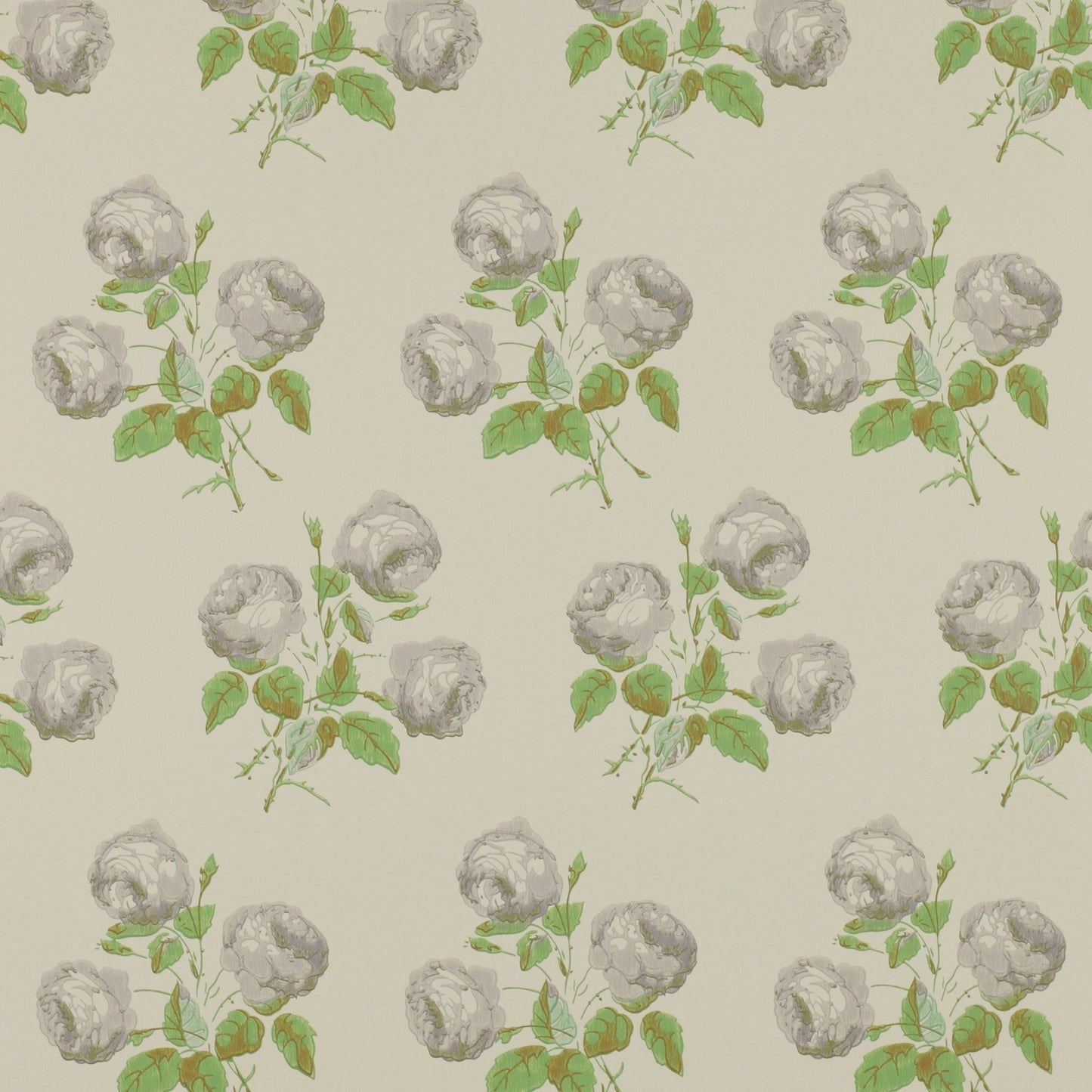 Bowood Wallpaper - Grey/Green - Colefax & Fowler - 07401/02 - Premier Wallcovering