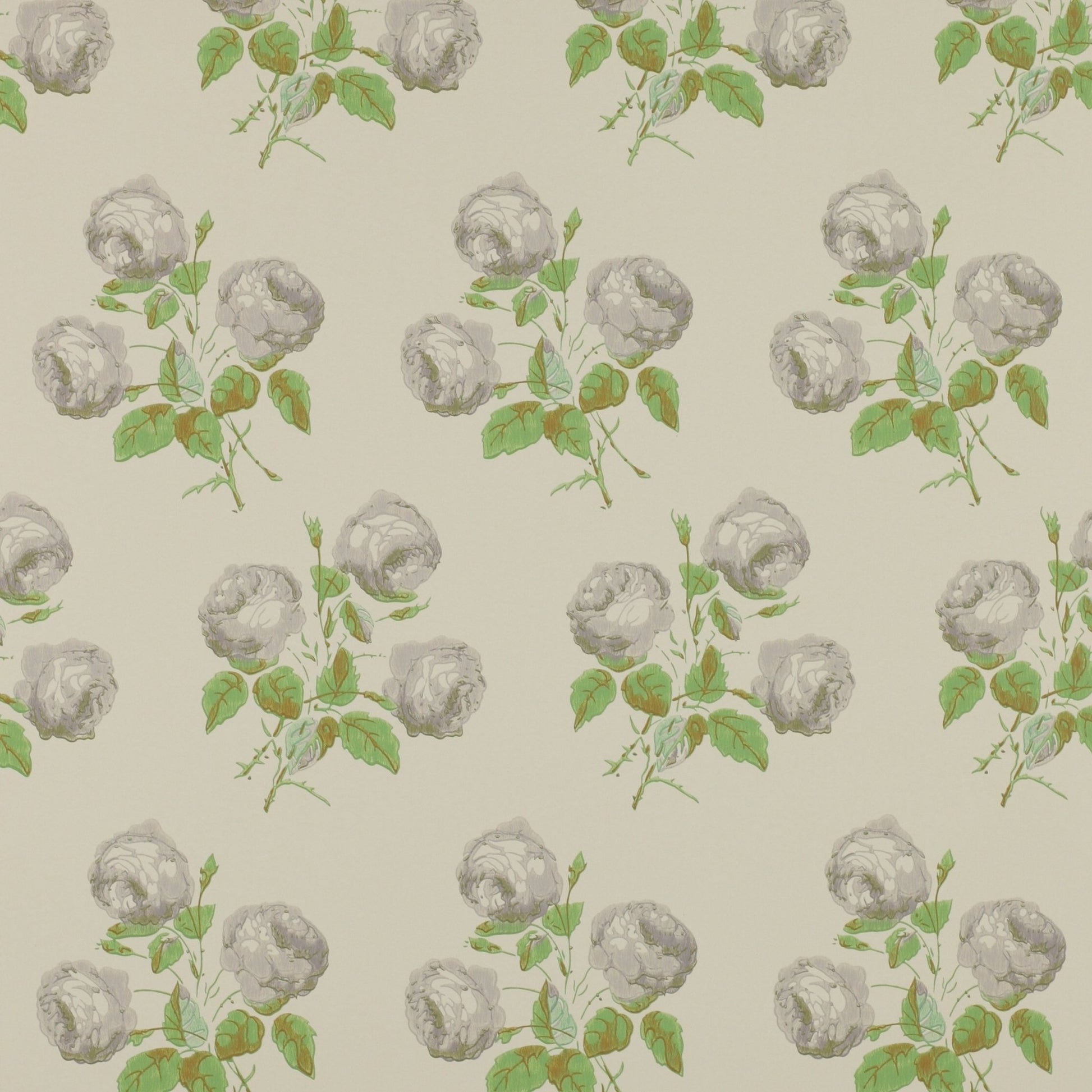 Bowood Wallpaper - Grey/Green - Colefax & Fowler - 07401/02 - Premier Wallcovering