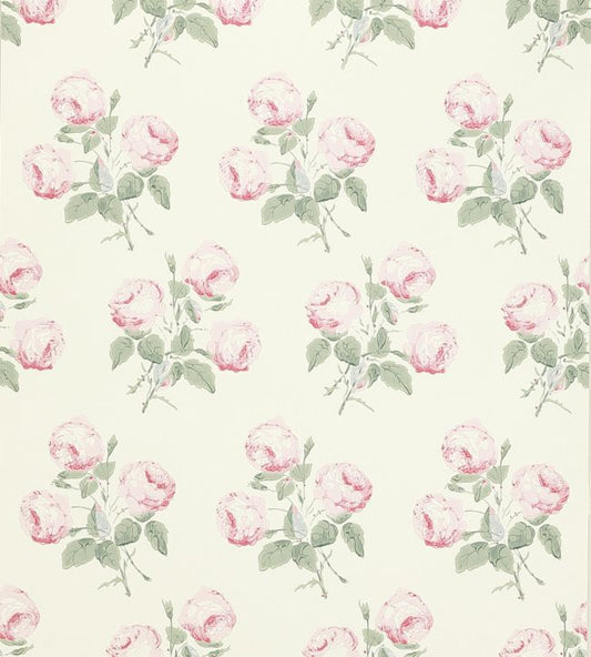 Bowood Wallpaper - Pink/Leaf - Colefax & Fowler - 07401/07 - Premier Wallcovering
