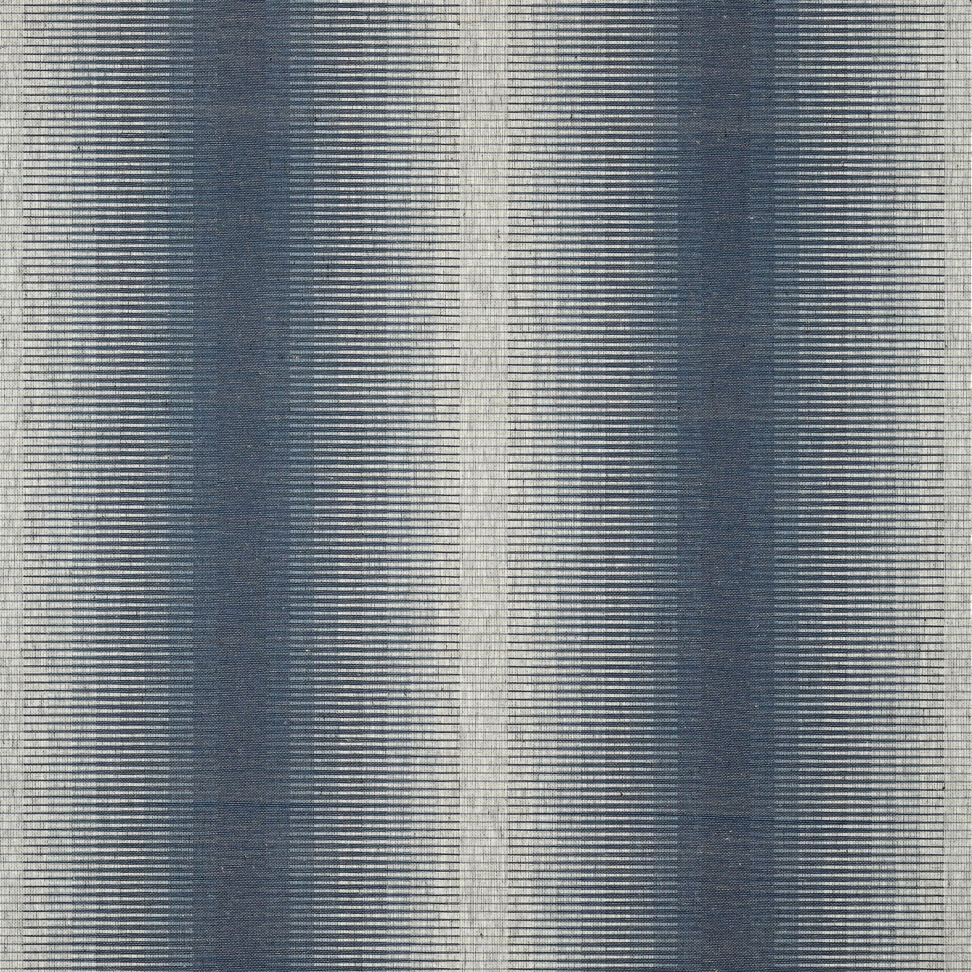 Bozeman Stripe Wallpaper - Navy - Thibaut - T13261 - Premier Wallcovering