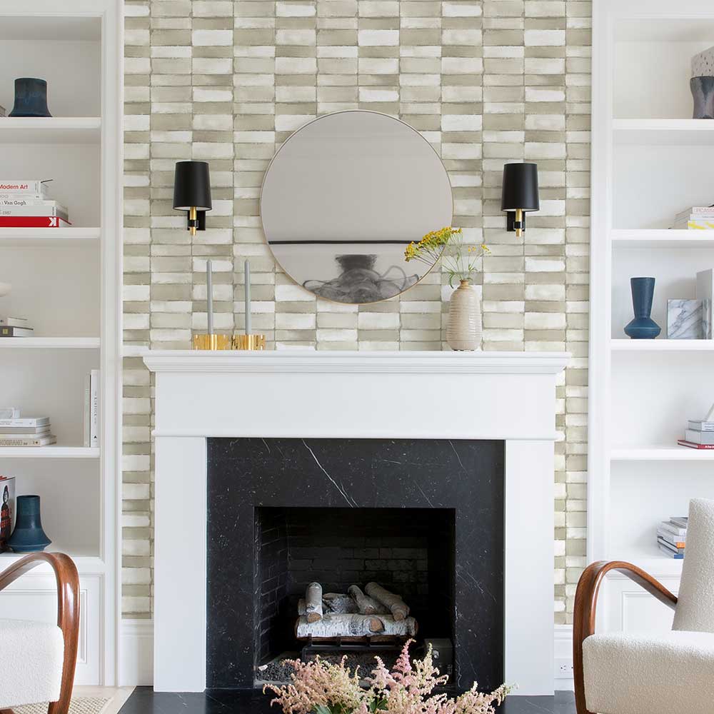 Braden Wallpaper - Natural - A Street Prints - FD26646 - Premier Wallcovering