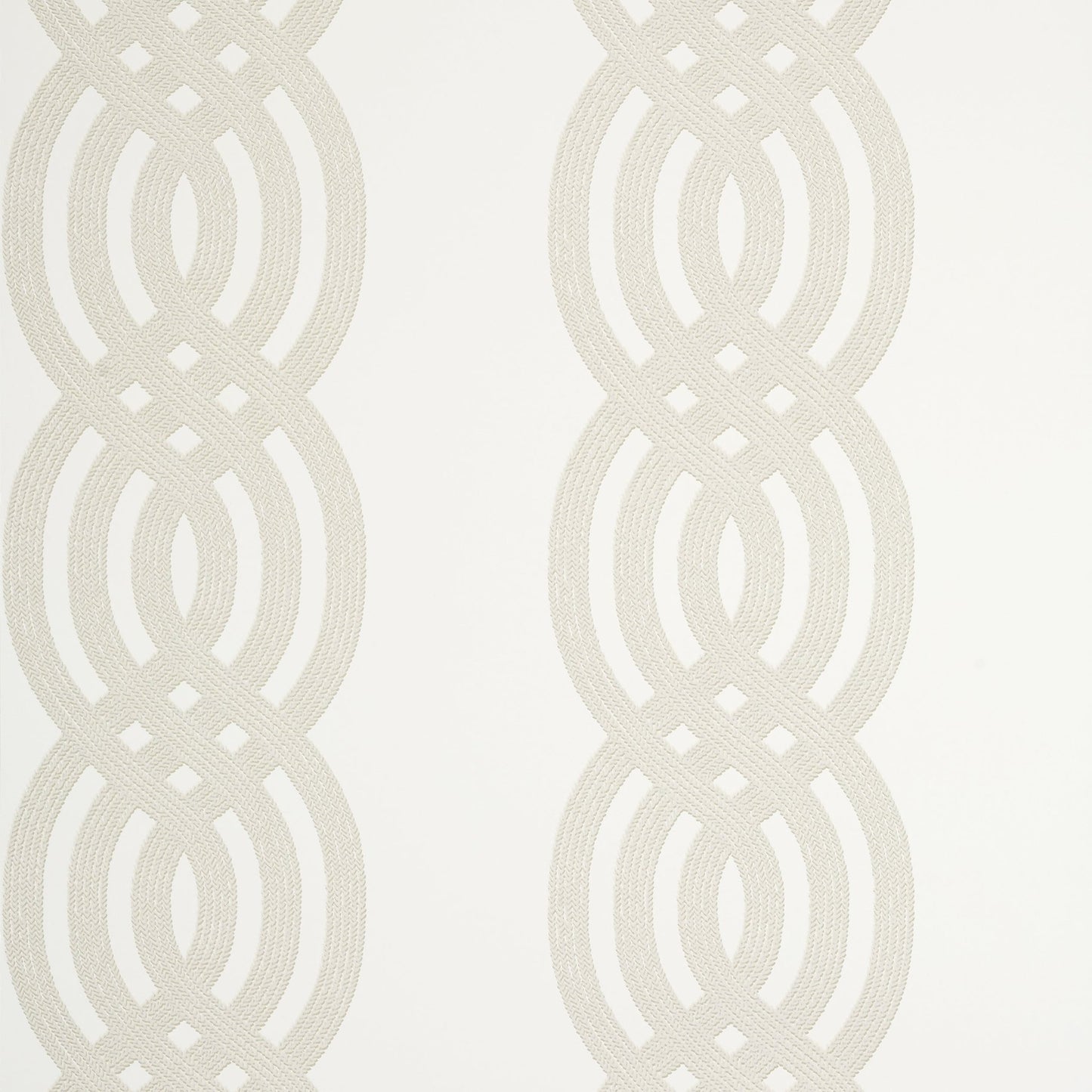 Braid Wallpaper - Cream - Thibaut - T10804 - Premier Wallcovering
