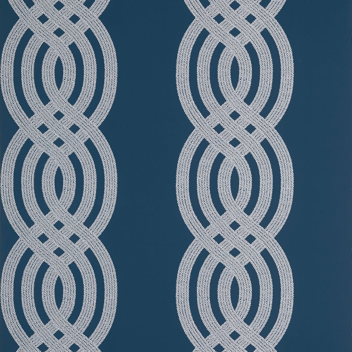Braid Wallpaper - Navy - Thibaut - T10802 - Premier Wallcovering
