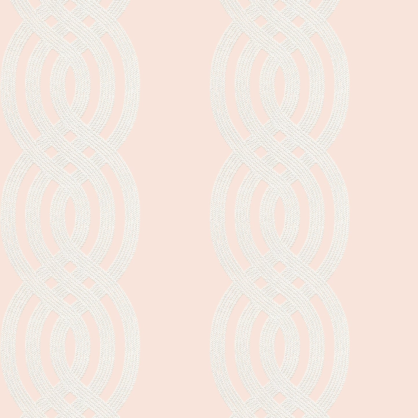 Braid Wallpaper - Blush - Thibaut - T10801 - Premier Wallcovering