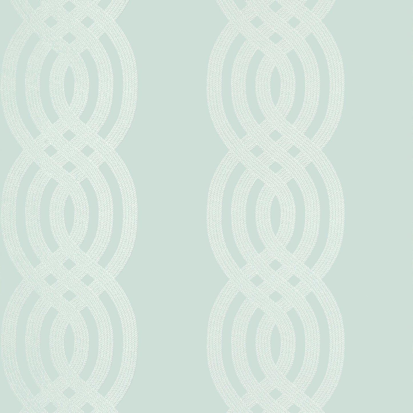 Braid Wallpaper - Robin's Egg - Thibaut - T10805 - Premier Wallcovering