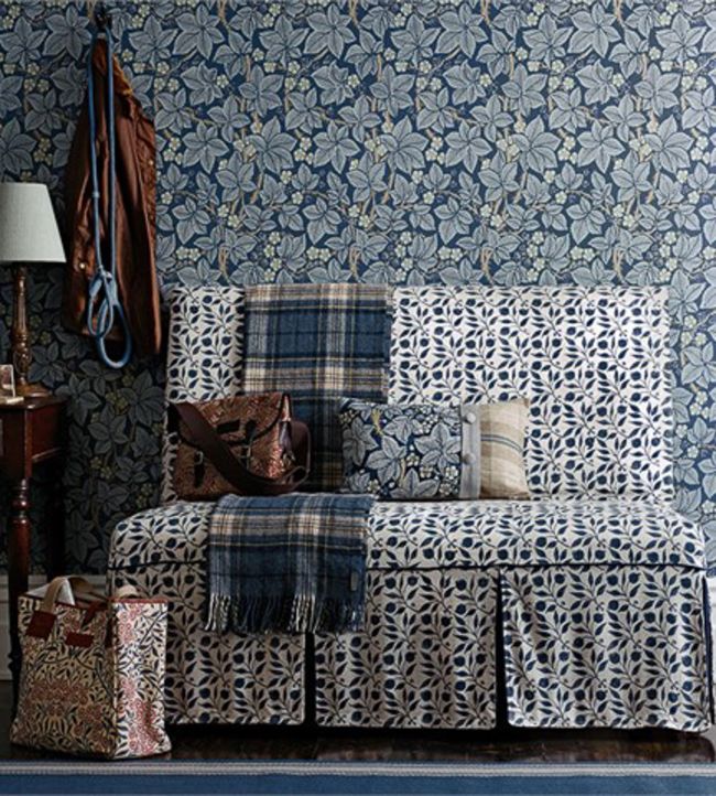 Bramble Wallpaper - Indigo - 214695 - Morris & Co - Premier Wallcovering