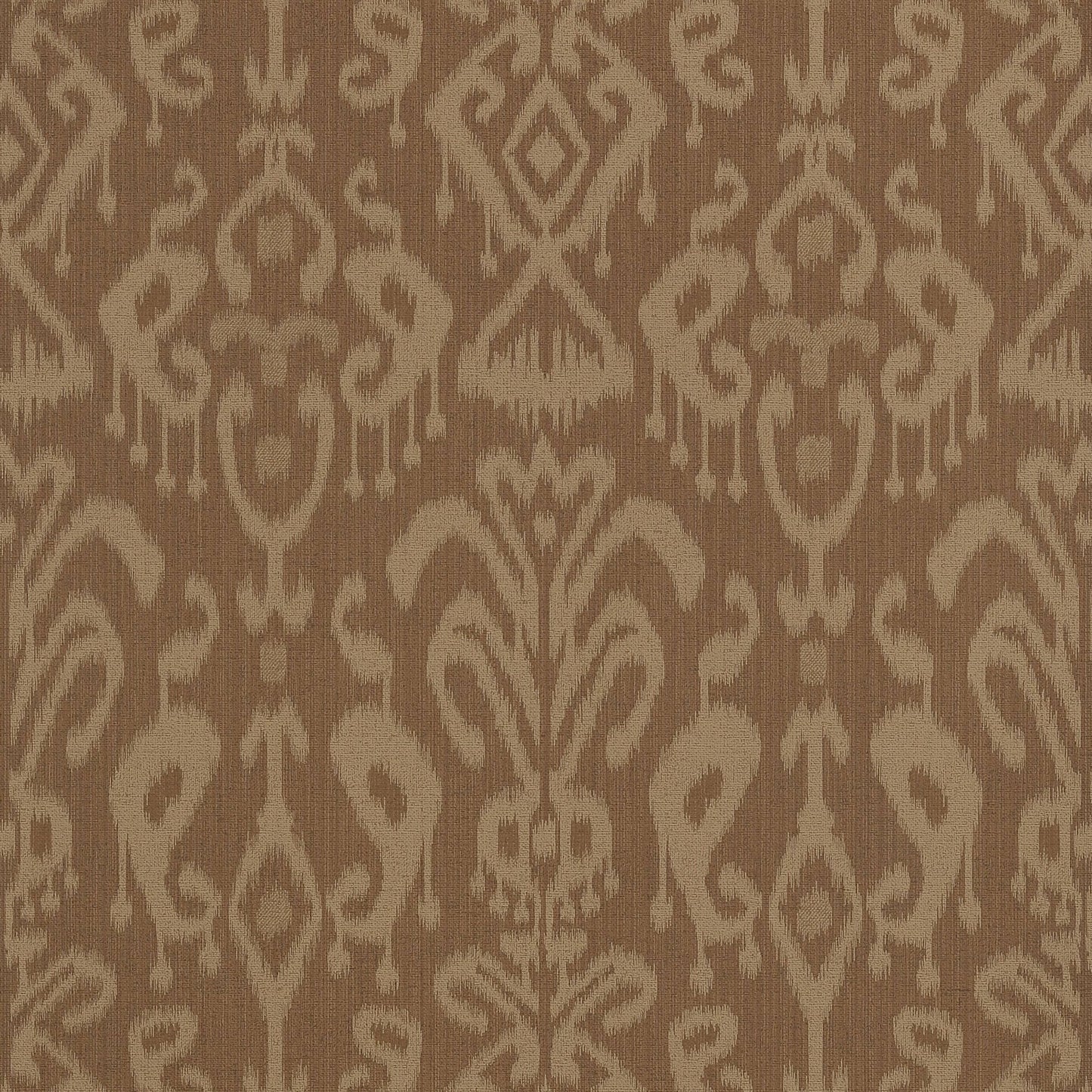 Bravado Ikat Wallpaper - Chestnut - Thibaut - T10053 - Premier Wallcovering