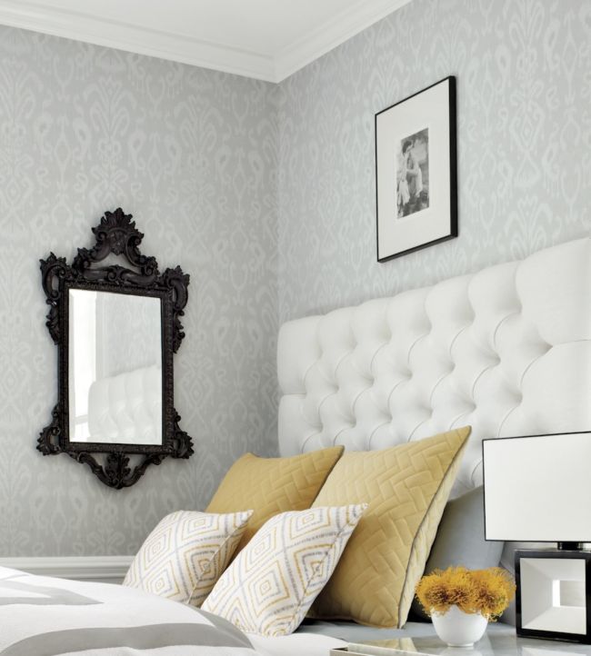 Bravado Ikat Wallpaper - Tobacco - Thibaut - T10050 - Premier Wallcovering