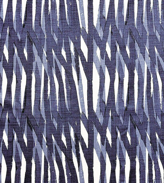 Breakwater Fabric - Indigo - Christopher Farr Cloth - CF145 - 01 - Premier Wallcovering