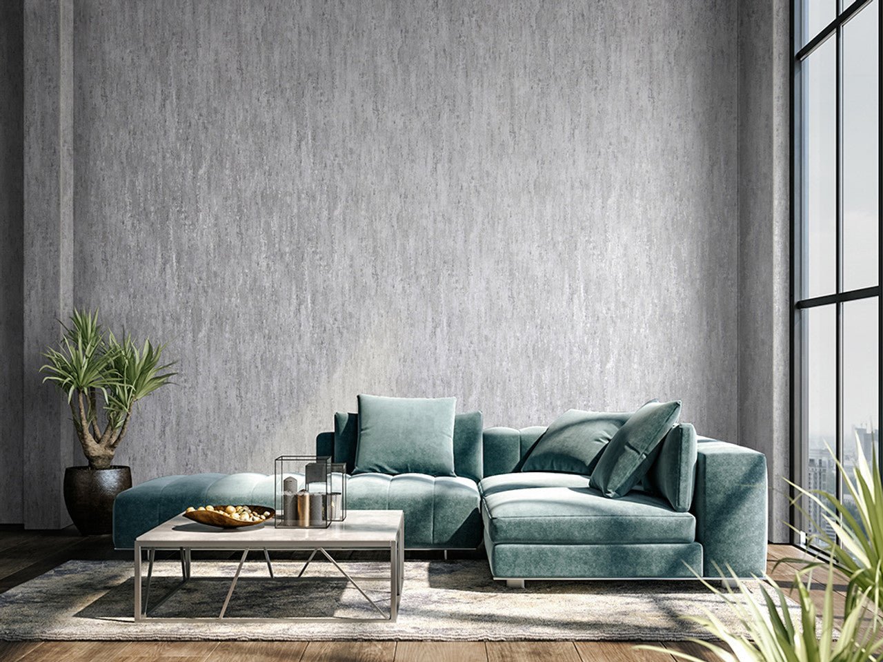 Brera Urban Classics Wallpaper - Taupe/ Grey - Hohenberger - 64851 - Premier Wallcovering