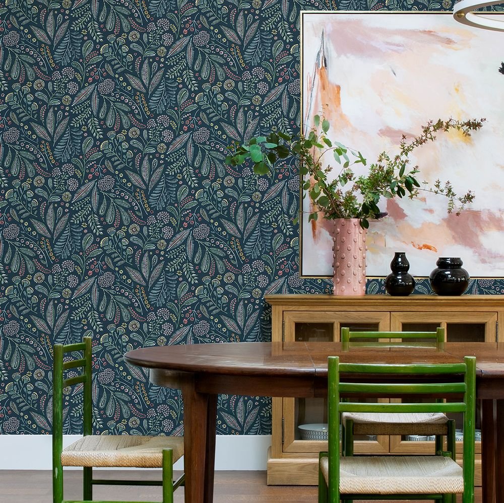 Briar Wallpaper - Blue / Teal - A Street Prints - FD27295 - Premier Wallcovering