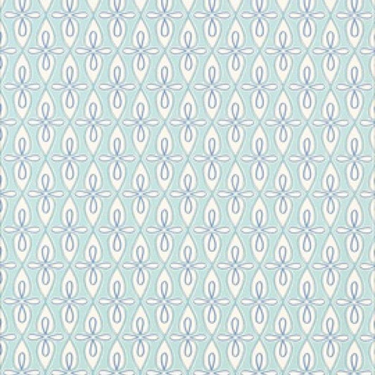 Bribie Wallpaper - Turquoise - Thibaut - T16056 - Premier Wallcovering
