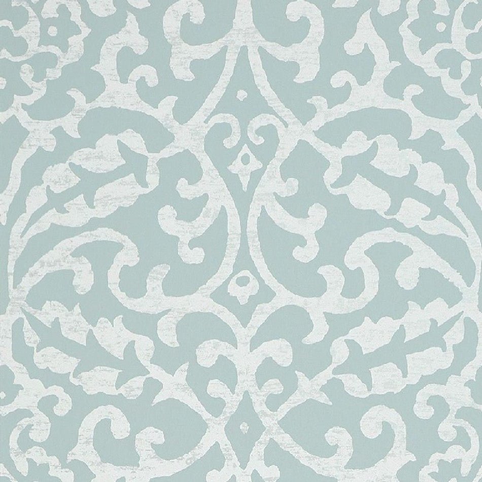Brideshead Wallpaper - Aqua - Nina Campbell - NCW4396-03 - Premier Wallcovering