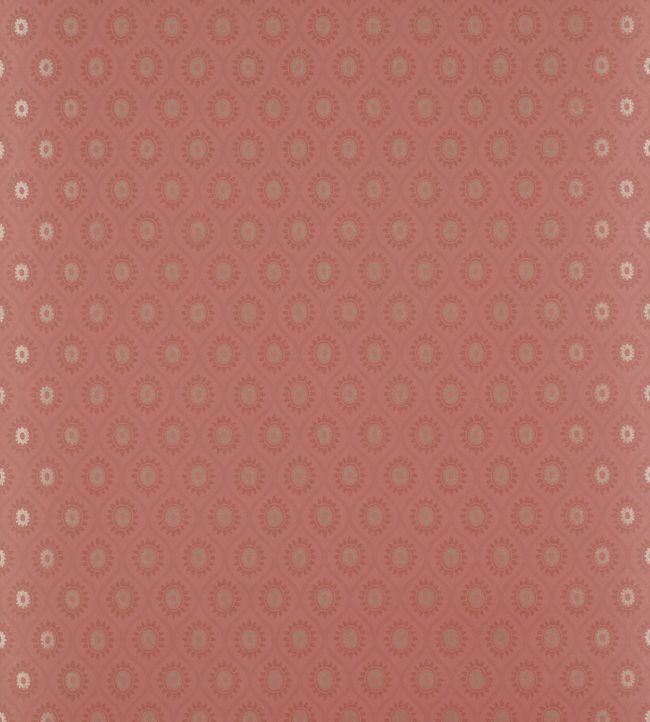 Brightwell Wallpaper - Red - Colefax & Fowler - 07989/03 - Premier Wallcovering