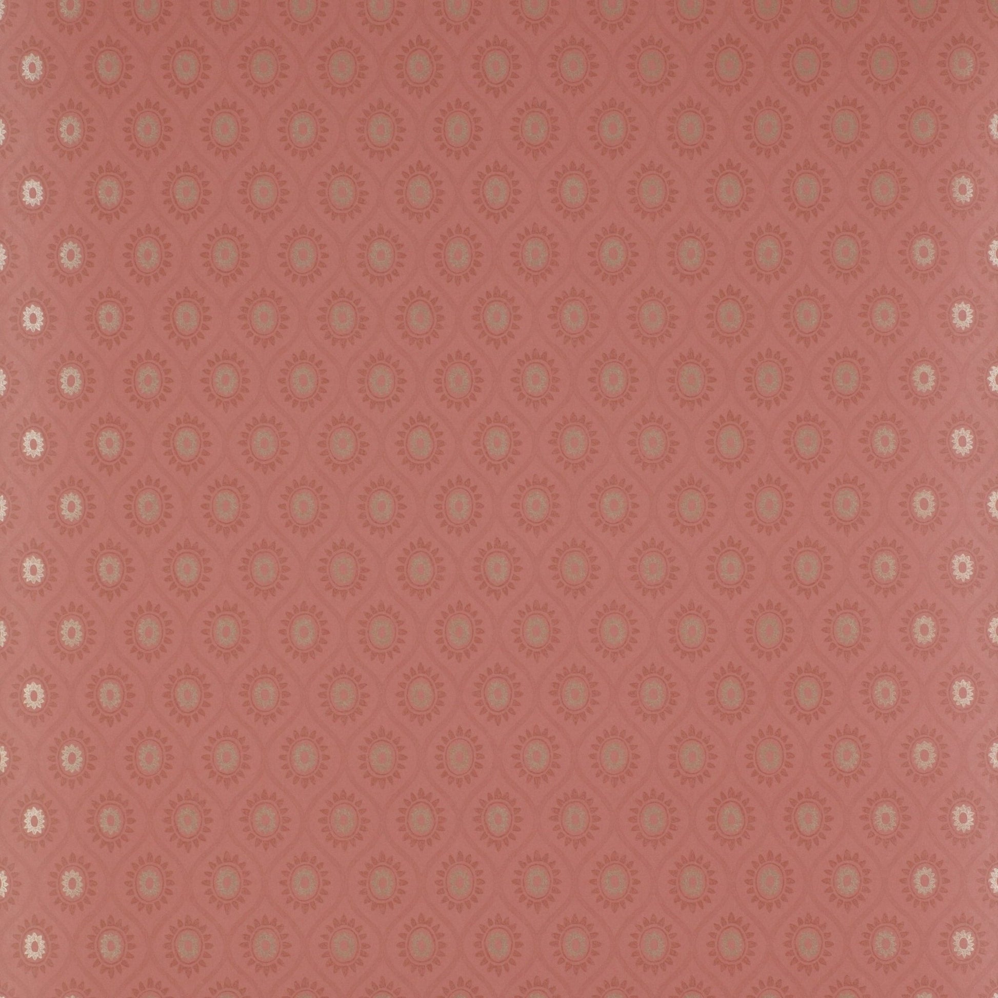 Brightwell Wallpaper - Red - Colefax & Fowler - 07989/03 - Premier Wallcovering