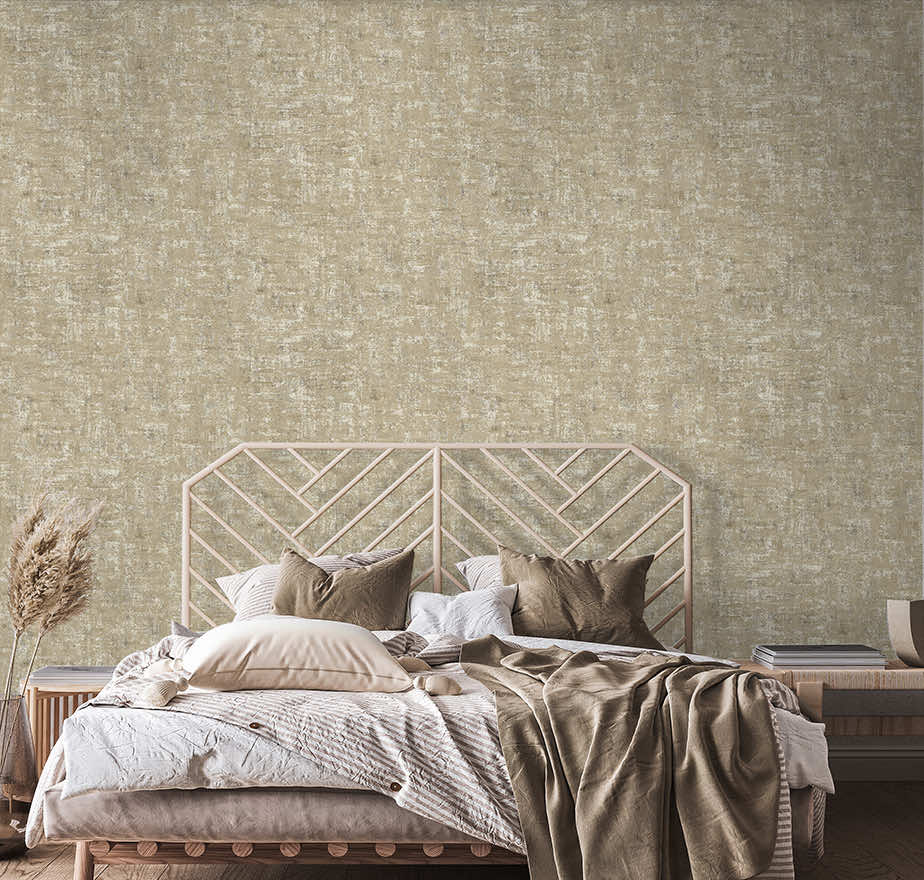 Brindle Bead Wallpaper - Taupe/Gold - Holden Décor - 99401 - Premier Wallcovering