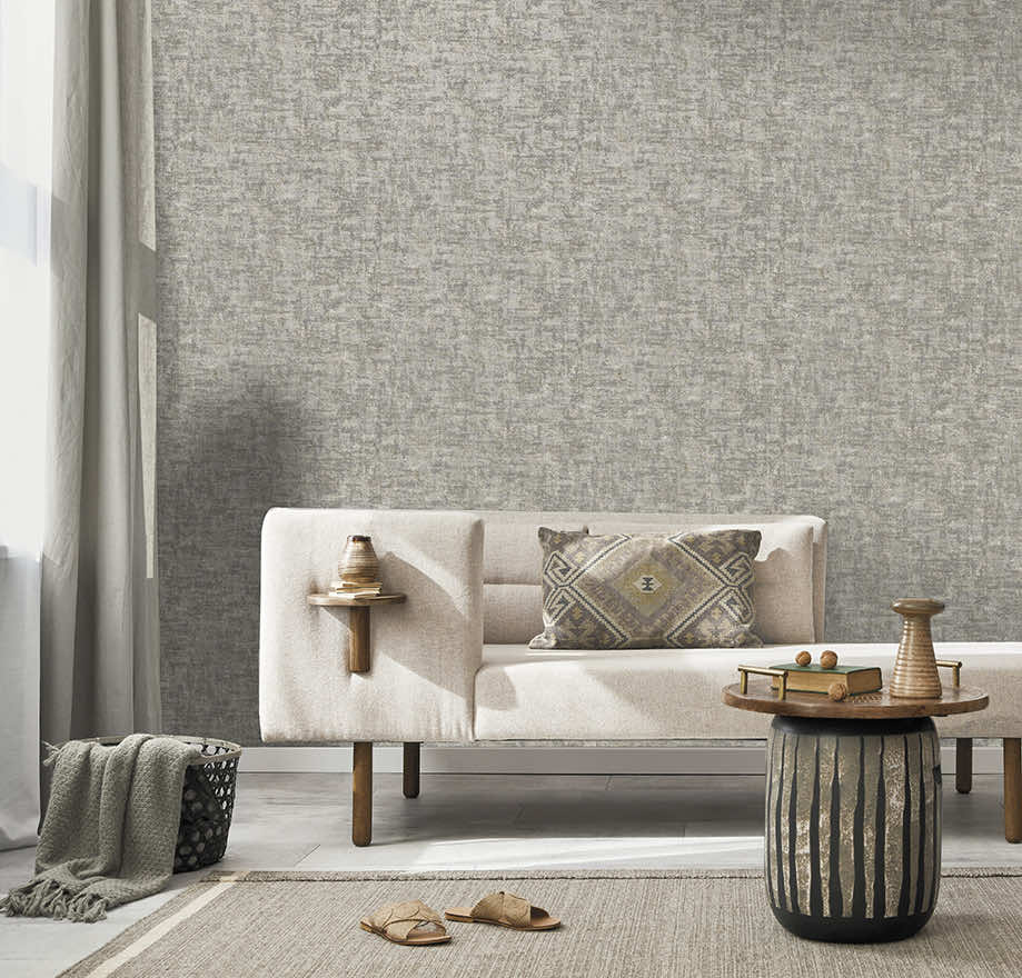 Brindle Bead Wallpaper - Grey/Silver - Holden Décor - 99400 - Premier Wallcovering